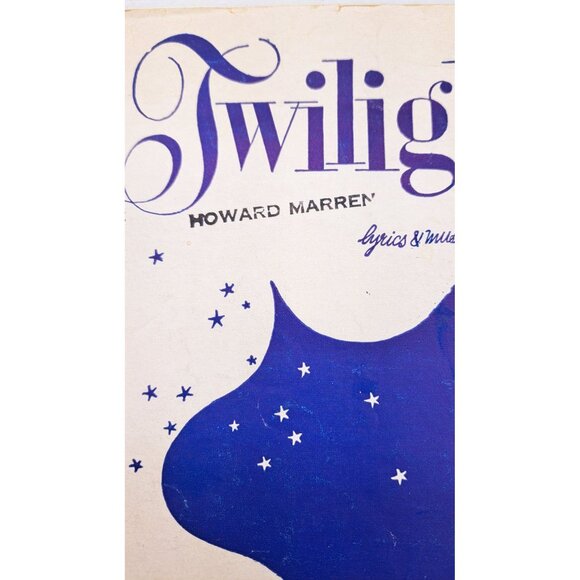 Vintage Twilight Time Sheet Music Buck Ram Morty Al Nevins Dunn 1948 Platters - Picture 7 of 7